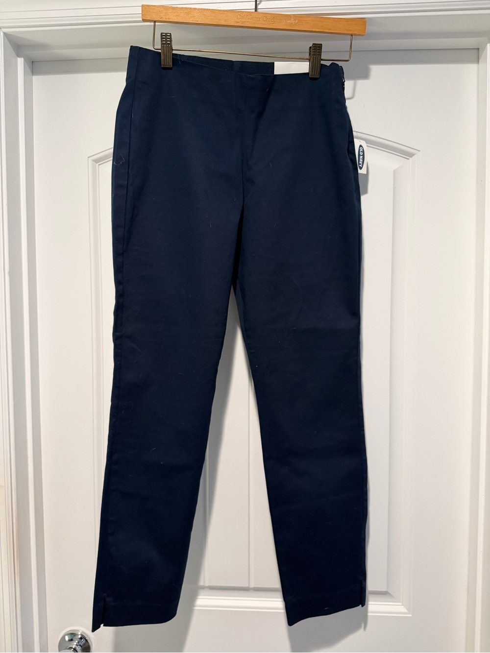 Women’s Navy Straight-Leg Pants